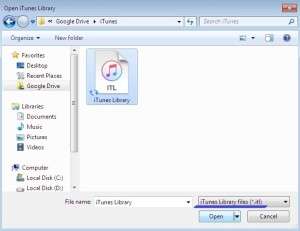 Choose Music Library