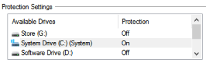 Select the System Drive