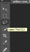 Selecting the Lasso Tool