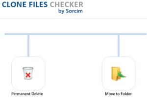 Choose between permanent duplicate deletion or transferring them to a separate folder