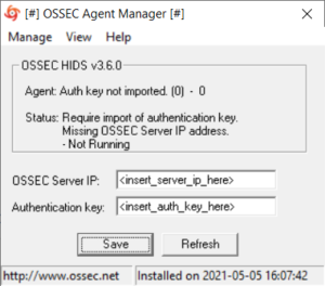 OSSEC Agent Manager